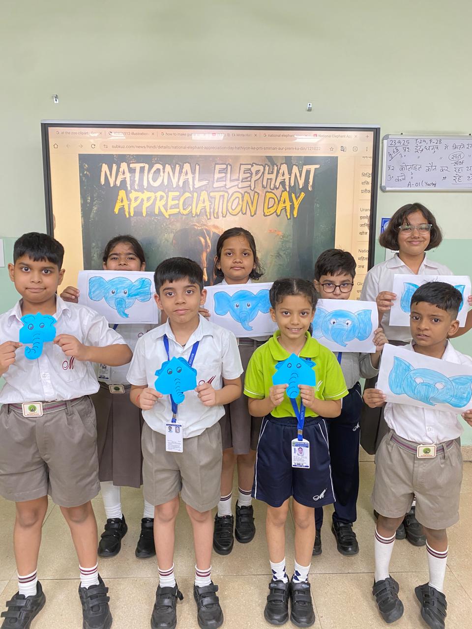 Grade 3 students at Mayoor School had a fun-filled day honouring the majestic beings! 